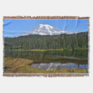 Mount Rainier Lake Reflection Landschaft Decke