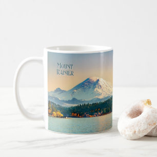 Mount Rainier Lake Washington Pacific Nordwest Kaffeetasse