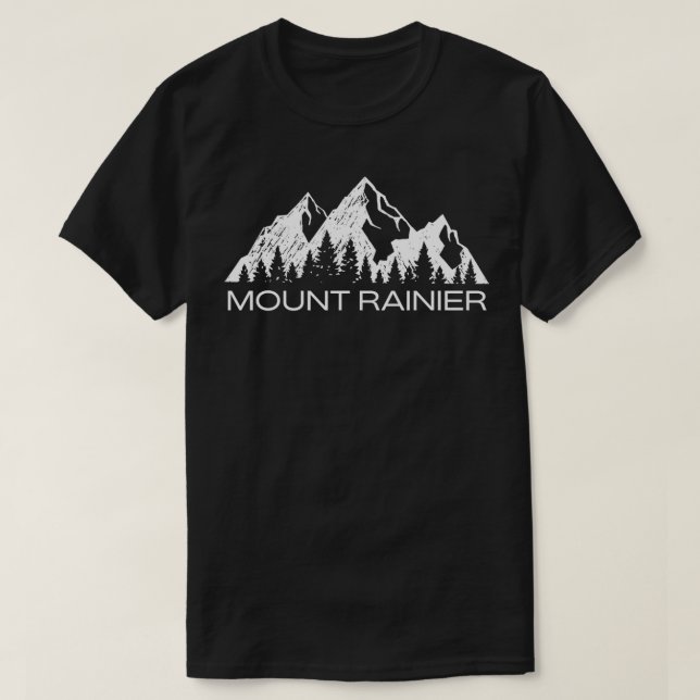 Mount Rainier Mt Rainier Nationalpark Washington T-Shirt (Design vorne)