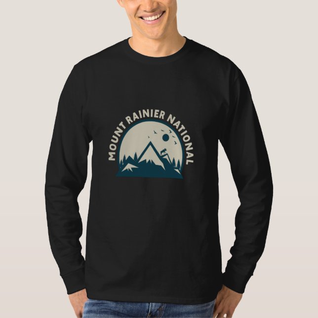 Mount Rainier National Park Hiking Vacation  17 T-Shirt (Vorderseite)
