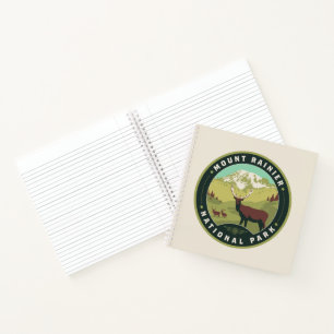 Mount Rainier National Park Notizbuch