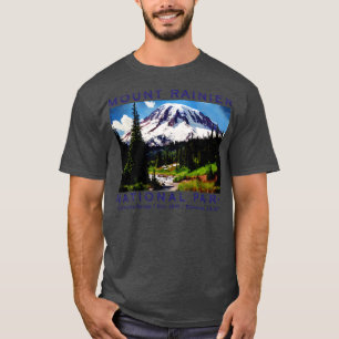 Mount Rainier National Park Staat Washington 1 T-Shirt