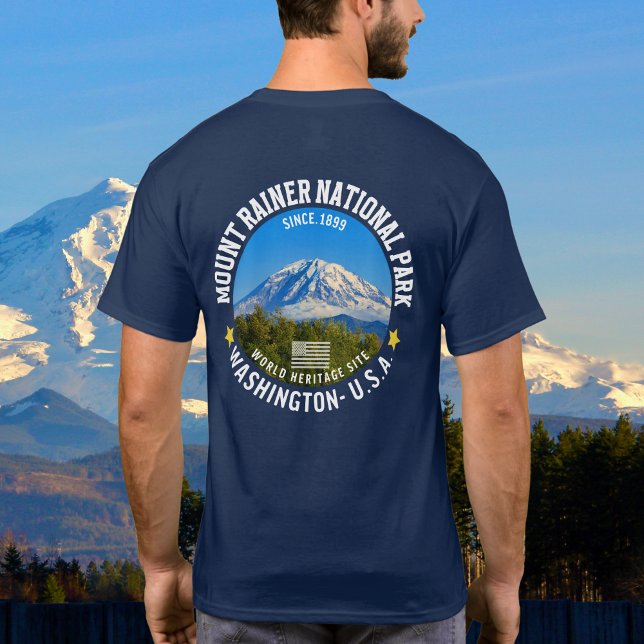Mount Rainier National Park – Washington Hiking T-Shirt (Von Creator hochgeladen)