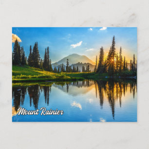 Mount Rainier National Park, Washington Postkarte