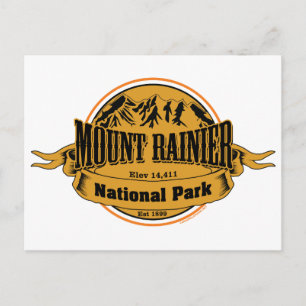 Mount Rainier National Park, Washington Postkarte