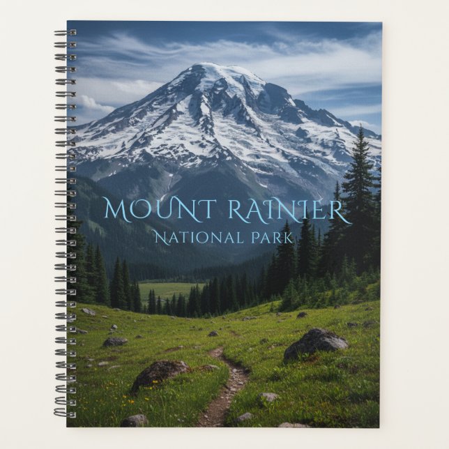 Mount Rainier National Park | Washington Reise Planer (Vorderseite)