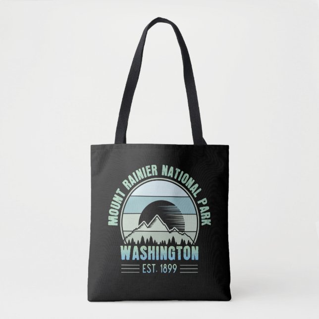 Mount Rainier National Park Washington USA Retro (Vorderseite)