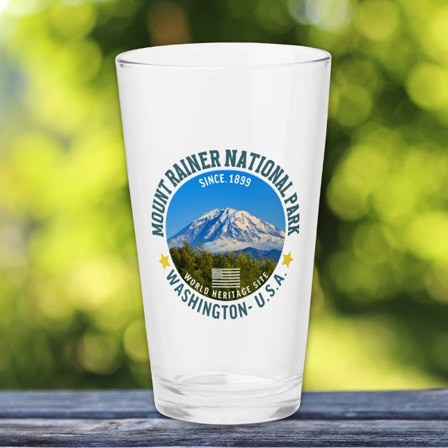 Mount Rainier National Park – Wilderness Pint Glas (Von Creator hochgeladen)