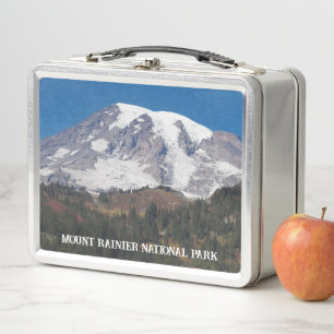Mount Rainier Nationalpark Landschaft Metall Brotdose