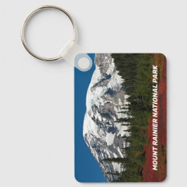 Mount Rainier Nationalpark Landschaft Schlüsselanhänger