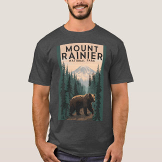Mount Rainier Nationalpark Mädchen T-Shirt