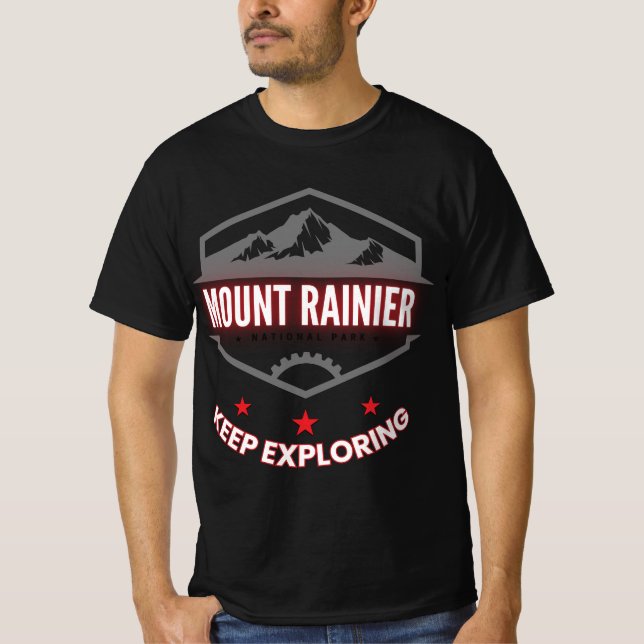 Mount Rainier Nationalpark T-Shirt (Vorderseite)
