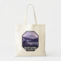 Mount Rainier Nationalpark Washington Cabin Retro