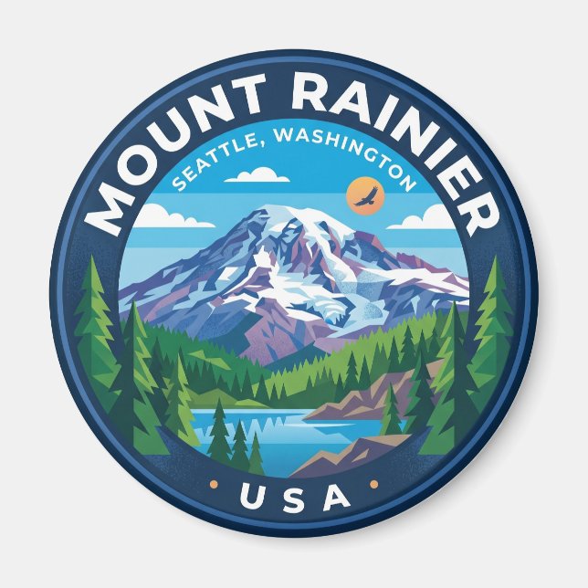 Mount Rainier Nationalpark Washington Magnet (Vorne)