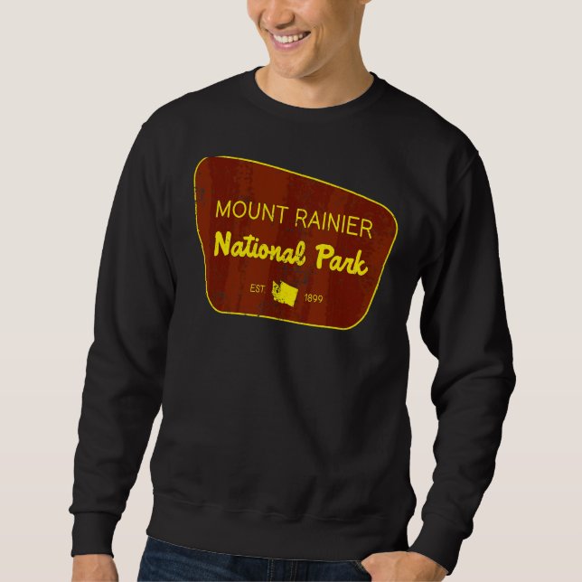 Mount Rainier Nationalpark Washington Nature Dist Sweatshirt (Vorderseite)