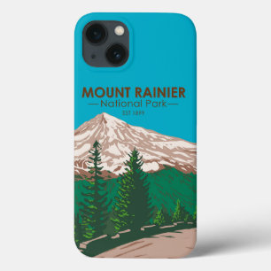 Mount Rainier Nationalpark Washington Vintag Case-Mate iPhone Hülle