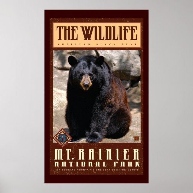 Mount Rainier Nat'l Park Poster (Vorne)