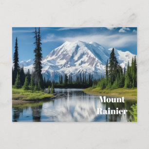 Mount Rainier Postcard Postkarte