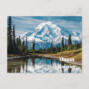 Mount Rainier Postcard Postkarte
