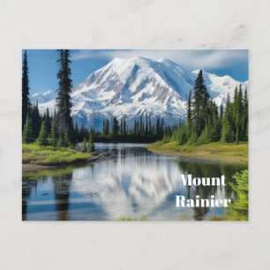 Mount Rainier Postcard Postkarte