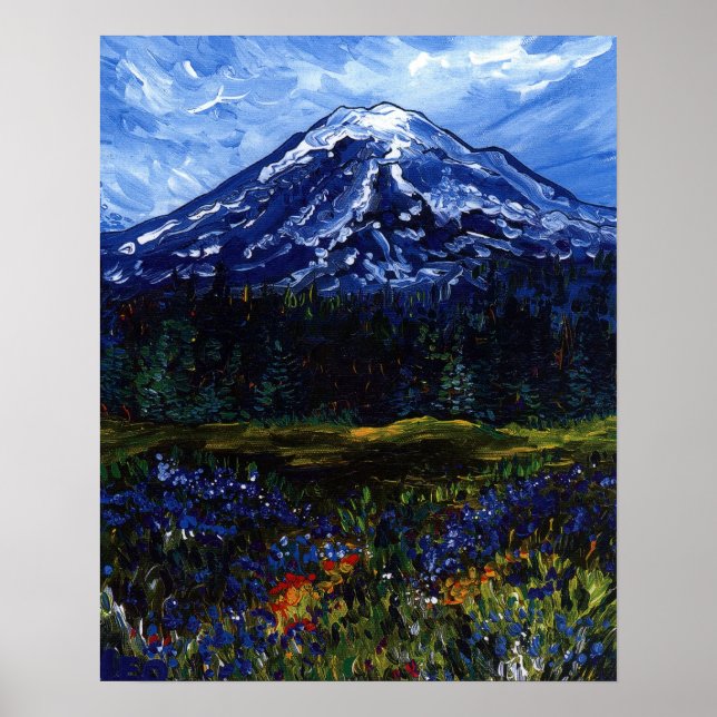 Mount Rainier Poster (Vorne)