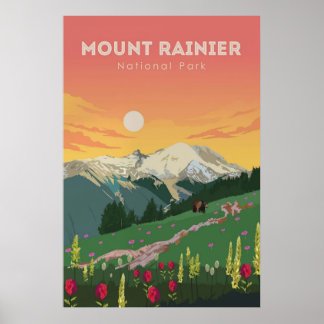 Mount Rainier Poster
