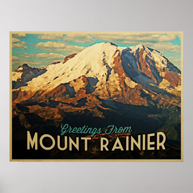 Mount Rainier Poster (Vorne)