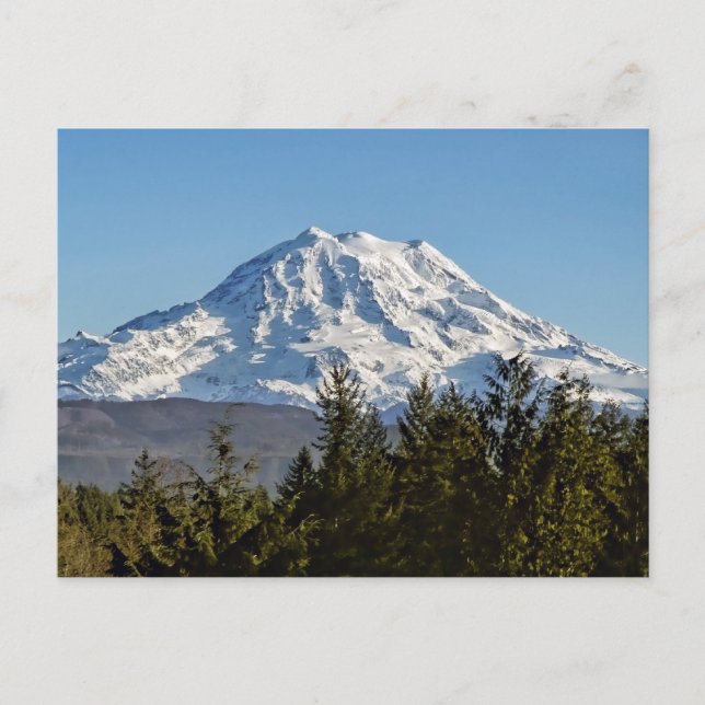 Mount Rainier Postkarte (Vorderseite)