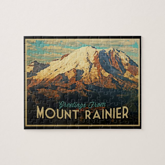 Mount Rainier Puzzle (Horizontal)