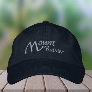 Mount Rainier Seattle Washington bestickter Hut