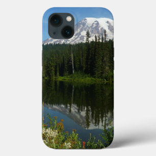 Mount Rainier Seereflektion mit Wildblumen Case-Mate iPhone Hülle