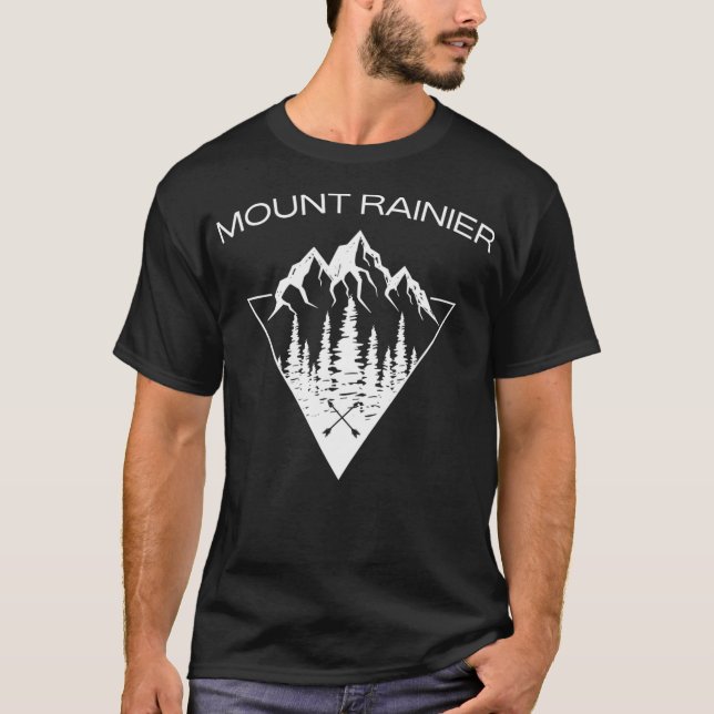 Mount Rainier Shirt Mt Rainier Nationalpark Moun (Vorderseite)