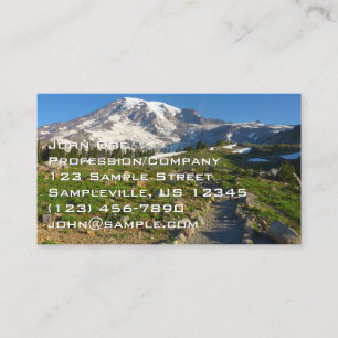 Mount Rainier Skyline Trail Aussicht Visitenkarte
