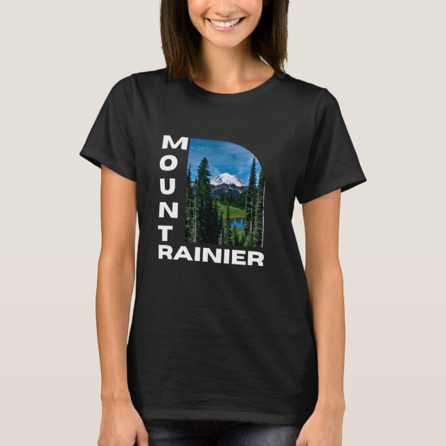 Mount Rainier Souvenir Berg Rainier T-Shirt (Vorderseite)