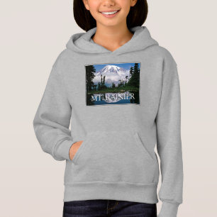 Mount Rainier Spiegelung in einem Bergteich Hoodie