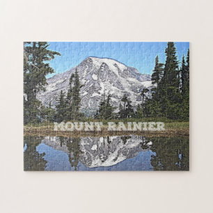 Mount Rainier - Staat Washington Puzzle