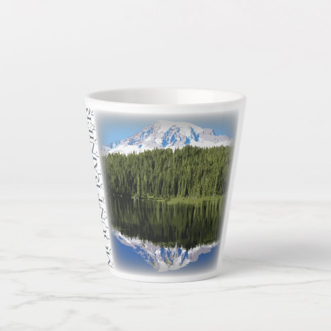 Mount Rainier Tasse, Nationalpark Coffee Cup Milchtasse (Vorderseite)
