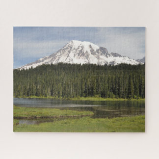 Mount Rainier und See Puzzle