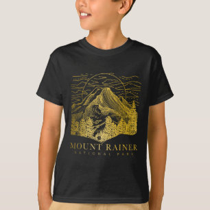 Mount Rainier Washington Berg Mt Klettertouren Sum T-Shirt