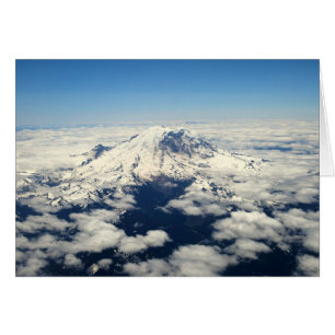 Mount Rainier, Washington, Luftansicht, Karte