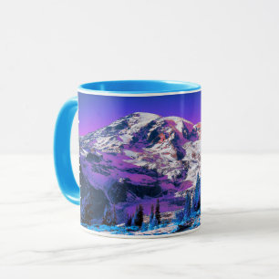 Mount Rainier Washington Staat Colorful Mountain Tasse
