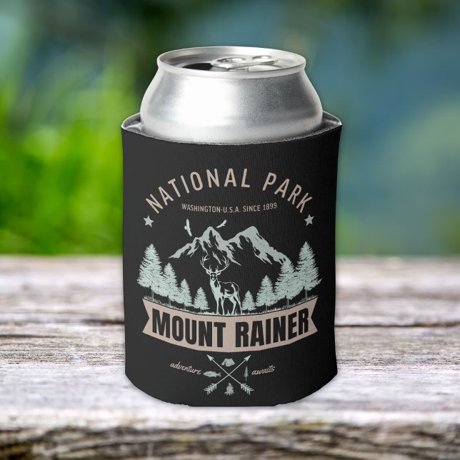 Mount Rainier Wilderness Deer Graphic  Dosenkühler (Von Creator hochgeladen)