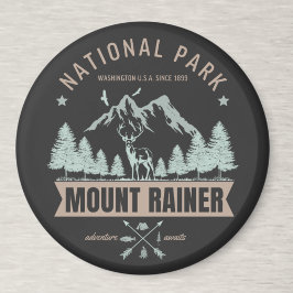Mount Rainier Wilderness Deer Magnet