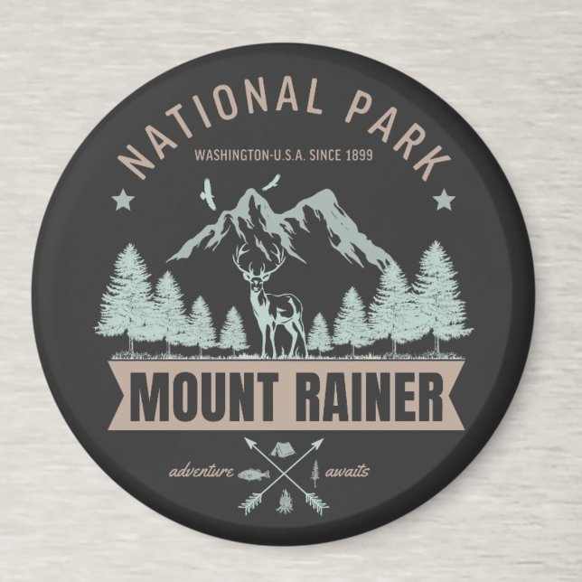 Mount Rainier Wilderness Deer  Magnet (Von Creator hochgeladen)