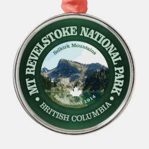 Mount Revelstoke NP Ornament Aus Metall