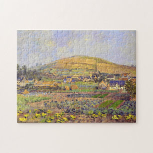 Mount Riboudet Rouen, Spring Monet Fine Art Puzzle