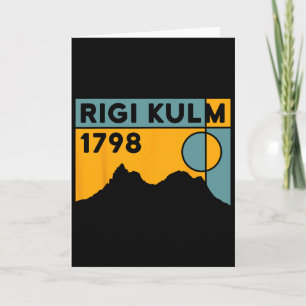 Mount Rigi Kulm Vierwaldstättersee Radfahren Wande Karte