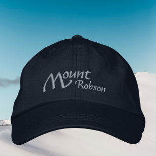 Mount Robson BC Canada Rocky Mountains Hat Bestickte Baseballkappe