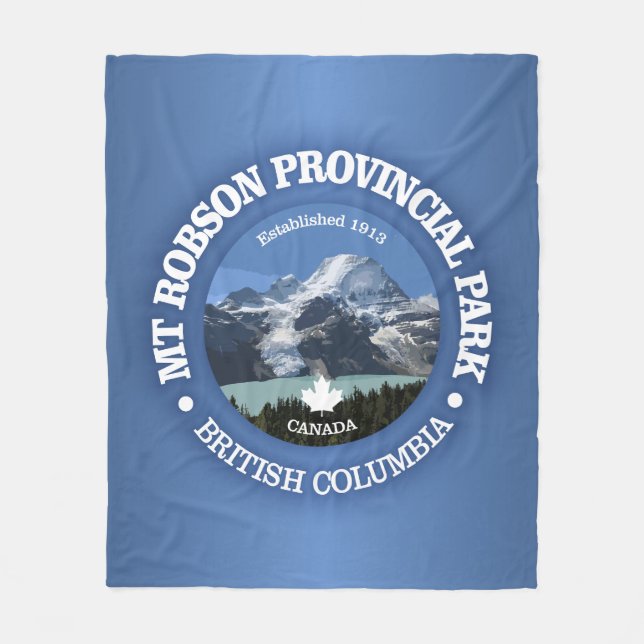 Mount Robson PP Fleecedecke (Vorderseite)