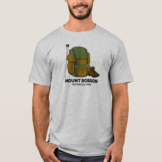 Mount Robson Provincial Park Backpack T-Shirt (Vorderseite)